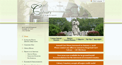 Desktop Screenshot of calvarycemeteryqueens.com